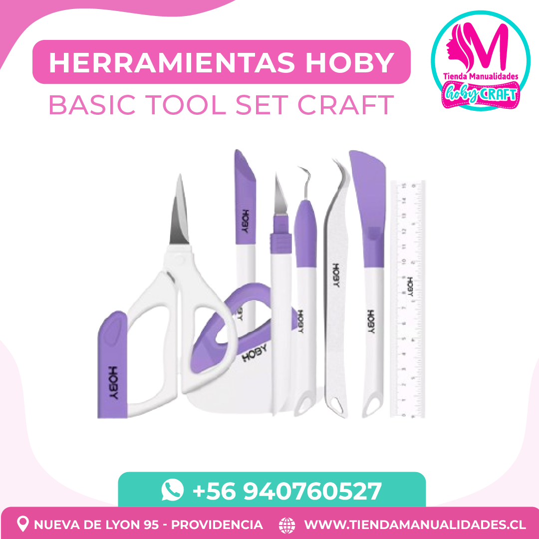 Herramientas Hoby- Basic Tool Set Craft