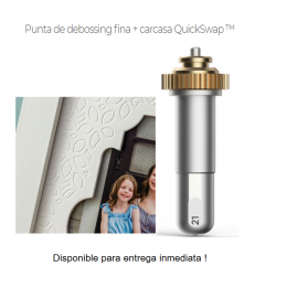 Punta de debossing fina + carcasa QuickSwap ™