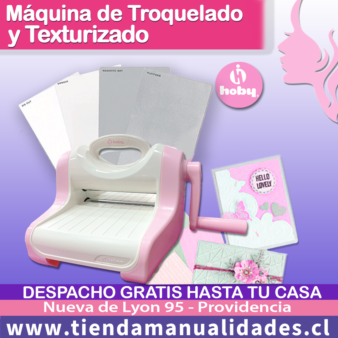 MTT-01-Troqueladora y Texturizadora HOBY -Envío Gratis ENTREGA INMEDIATA