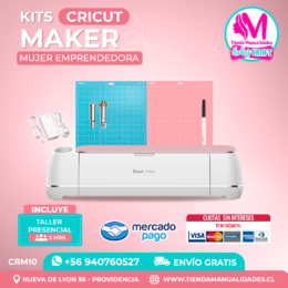 CRM10 Plotter Cricut Maker2 - Taller presencial – Envío gratis – Entrega inmediata