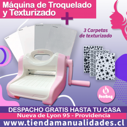 MTT-03 Troqueladora y Texturizadora HOBY + Set Texturizado - Envío Gratis - Entrega Inmediata