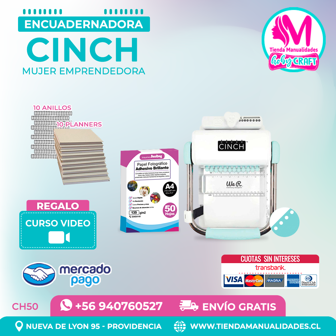 CH50 Cinch verde + Curso Video - Envío Gratis - Entrega Inmediata