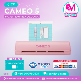 C515 Kit Silhouette Cameo 5 rosada + Envío gratis - Entrega inmediata