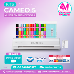 C520 Kit Silhouette Cameo 5 blanca + Envío gratis - Entrega inmediata