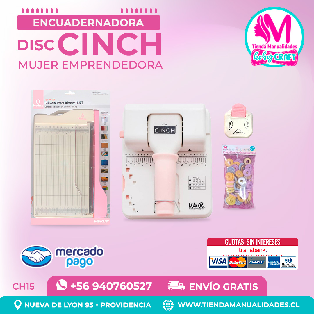 MCH15 Disc Cinch Rosada - Envío Gratis - Entrega Inmediata