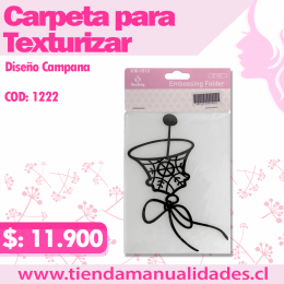 MTT-07 - Texturizados CAMPANA / Carpetas de Repujado -ENTREGA INMEDIATA