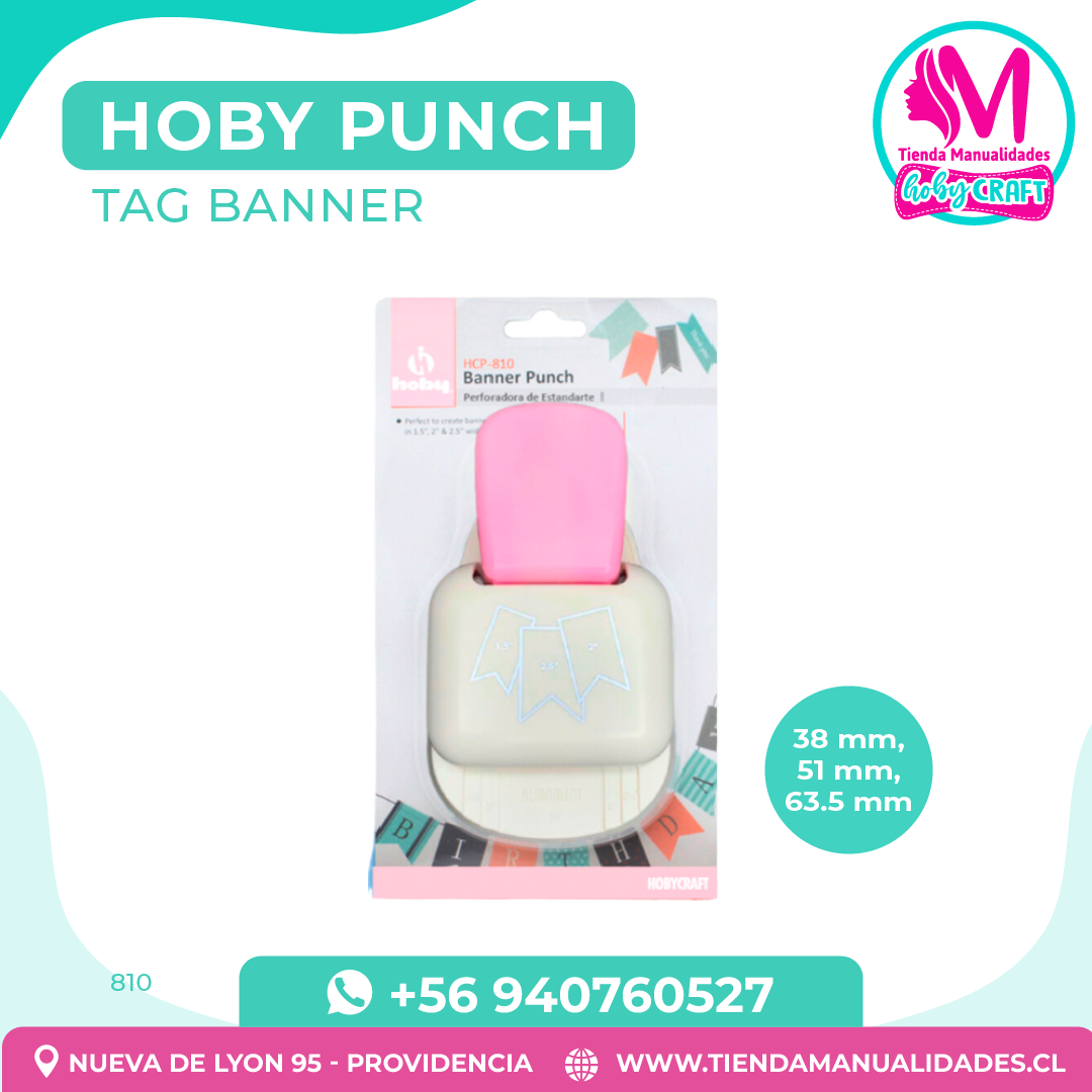 HCP 810 Hoby Punch Tag Banner