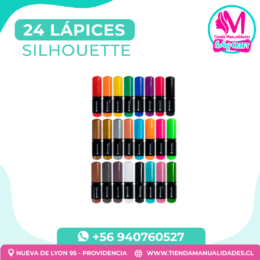 AMH 07-LÁPICES SILHOUETTE- 24 UNIDADES - ENTREGA INMEDIATA