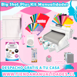 SSZB-0A-Máquina Sizzix Big Shot Plus- KIT MANUALIDADES -Entrega Inmediata