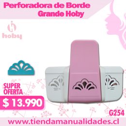 HG 254 Fancy Border Punch Flor de Loto