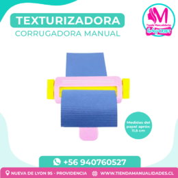 CORRUGADORA / TEXTURIZADORA MANUAL - ENTREGA INMEDIATA