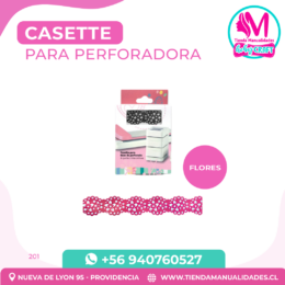 CBP-201- Casette para perforadora HOBY- FLORES -ENTREGA INMEDIATA