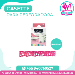 CBP-205- Casette para perforadora HOBY- NAVIDAD -ENTREGA INMEDIATA
