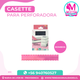 CBP-206- Casette para perforadora HOBY- ROMBOS -ENTREGA INMEDIATA