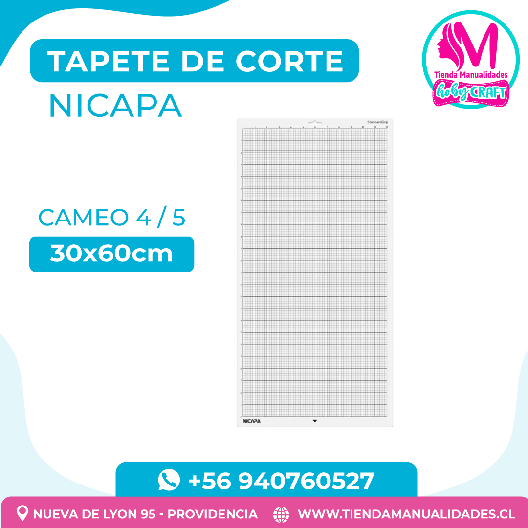 NI-C-05 Mat Corte NICAPA 30.5 x 61 Cm, For Cameo 4 y Cameo 3