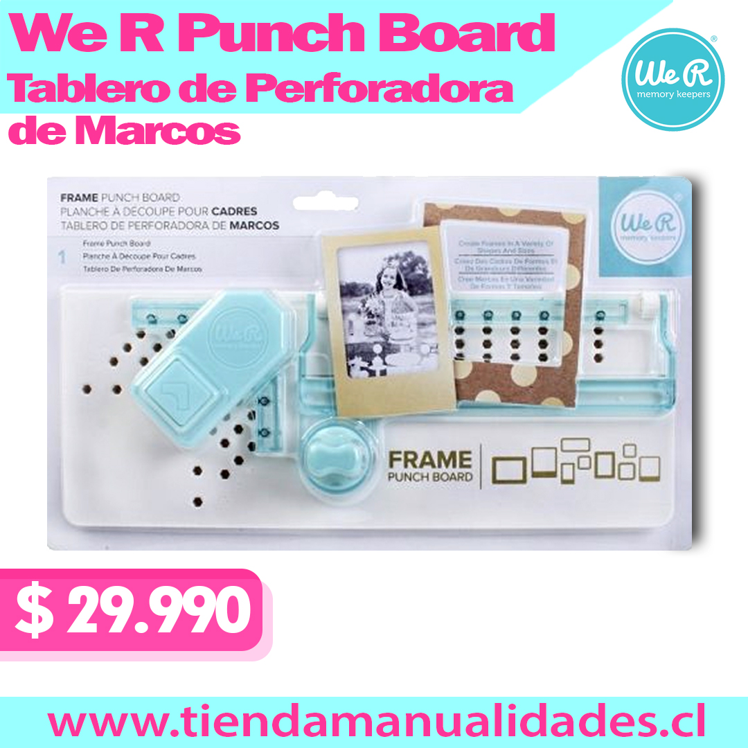 We R memory Keepers - Punch Board Tablero de Perforadora de Marcos