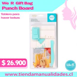 We R memory Keepers - GIFT BAG PUNCH BOARD- Tablero para  hacer bolsas -713333