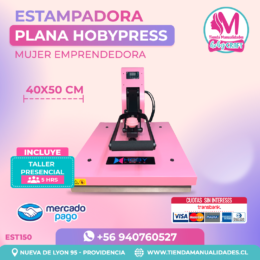 EST150 Estampadora Plana HobyPress 40x50cm - Entrega Inmediata