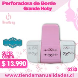 HG 230 Fancy Border Punch Petalos de Flor