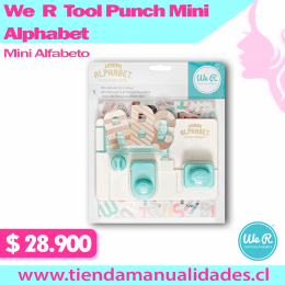 We R Memory Keepers - Mini Tool Alphabet Punch Board-663004