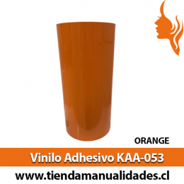 KAA-053 Vinilo Adhesivo Decorativo Orange brillante Premium (30cm x 1m largo)