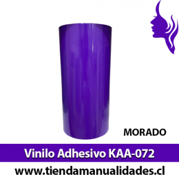 KAA-072 Vinilo Adhesivo Decorativo Morado Oscuro brillante Premium (30cm x 1m largo)