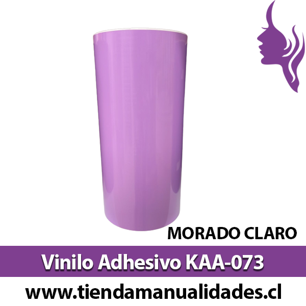 KAA-073 Vinilo Adhesivo Decorativo Morado Claro brillante Premium (30cm x 1m largo)