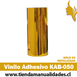 KAB-050 Vinilo Adhesivo Decorativo GOLD 02 Premium (30cm x 1m largo)