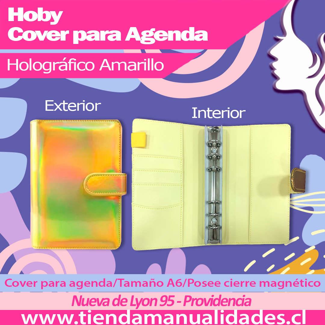 CH-01 COVER HOLOGRAFICO AMARILLO