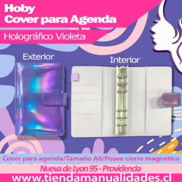CH-04 COVER HOLOGRÁFICO VIOLETA