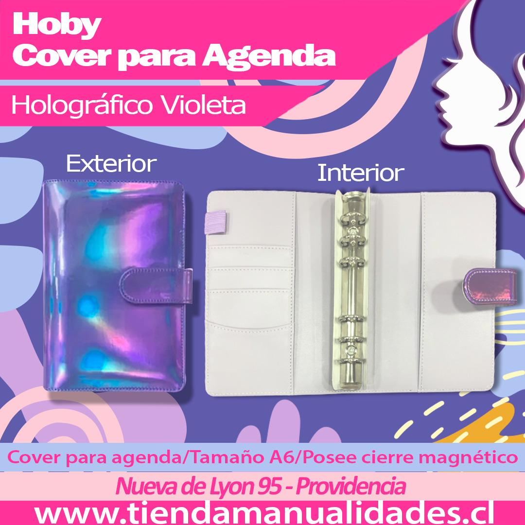 CH-04 COVER HOLOGRÁFICO VIOLETA