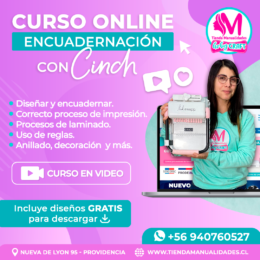 0080 Curso Básico en video de Encuadernación con Cinch
