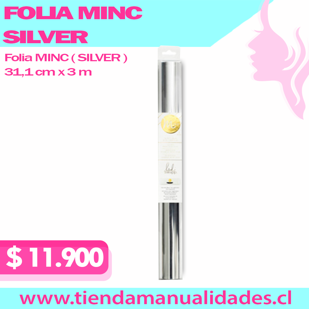 Folia MINC ( SILVER ) 31,1 cm x 3 m