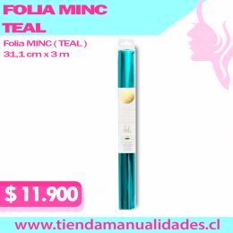 Folia MINC ( TEAL ) 31,1 cm x 3 m