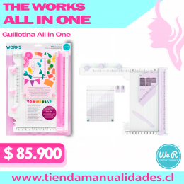 Herramienta The Works ALL IN ONE -We R Memory Keepers COLOR LILA-60000588