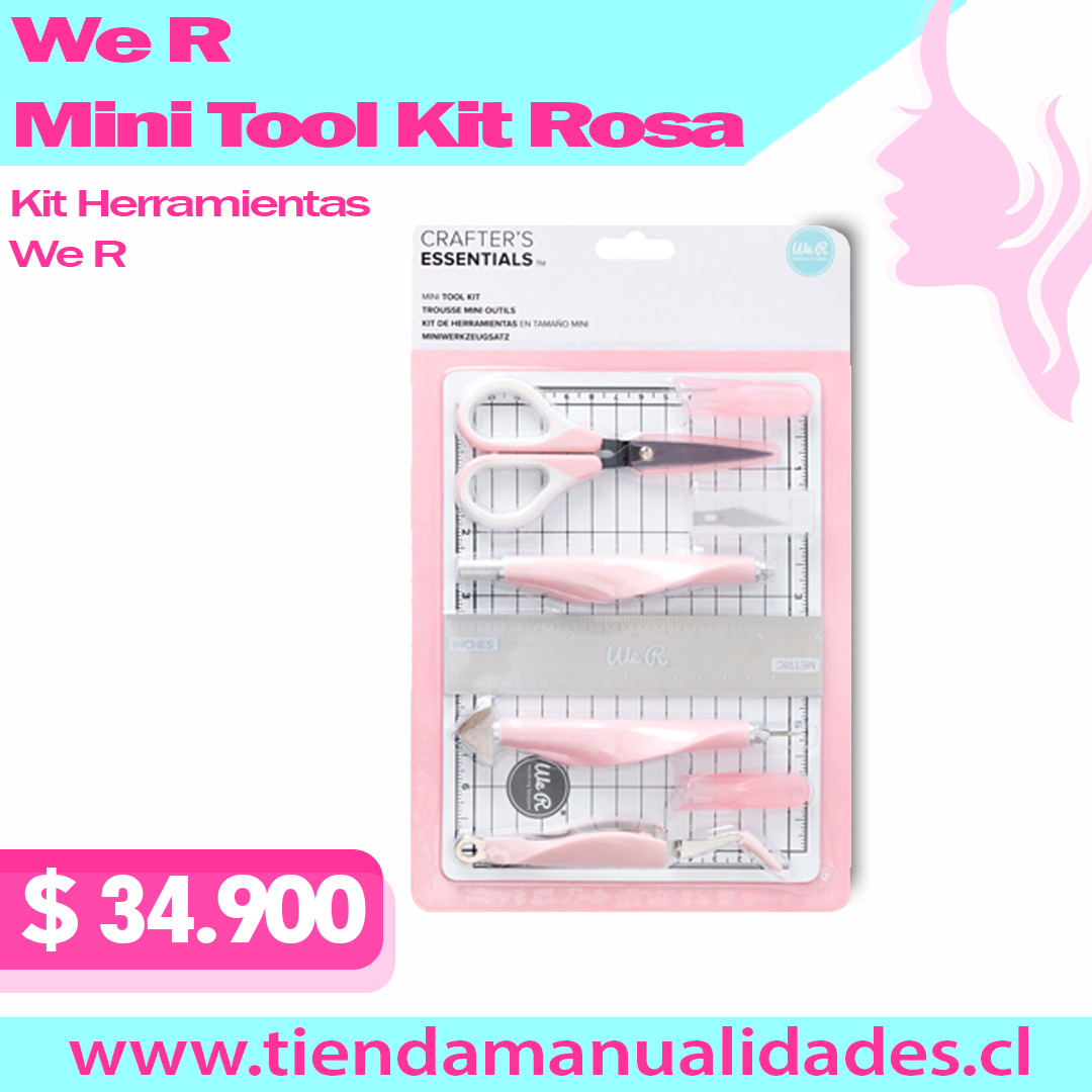 We R Memory Keepers - Mini Tool Kit Rosa -60000463