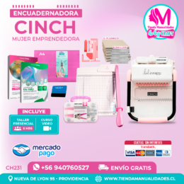 CH231 Cinch rosada + Curso Video + Taller presencial - Envío Gratis - Entrega Inmediata
