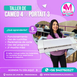 0010 Taller Presencial: CAMEO 4 Y PORTRAIT 3 - NUEVA DE LYON 95