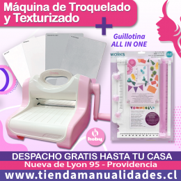 MTT-11 Troqueladora y Texturizadora HOBY + GUILLOTINA ALL IN ONE - Envío Gratis - Entrega Inmediata