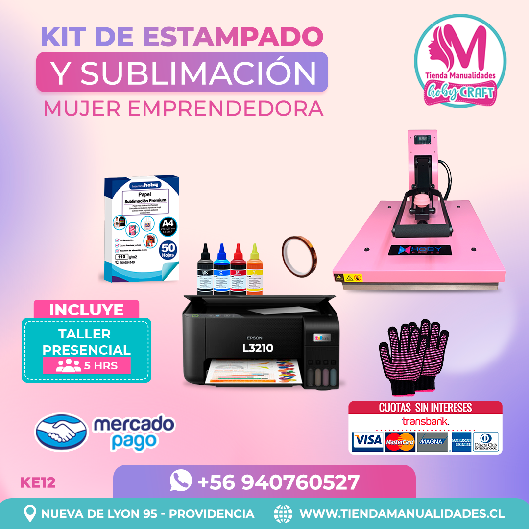 KE1300 Kit de estampado y sublimación