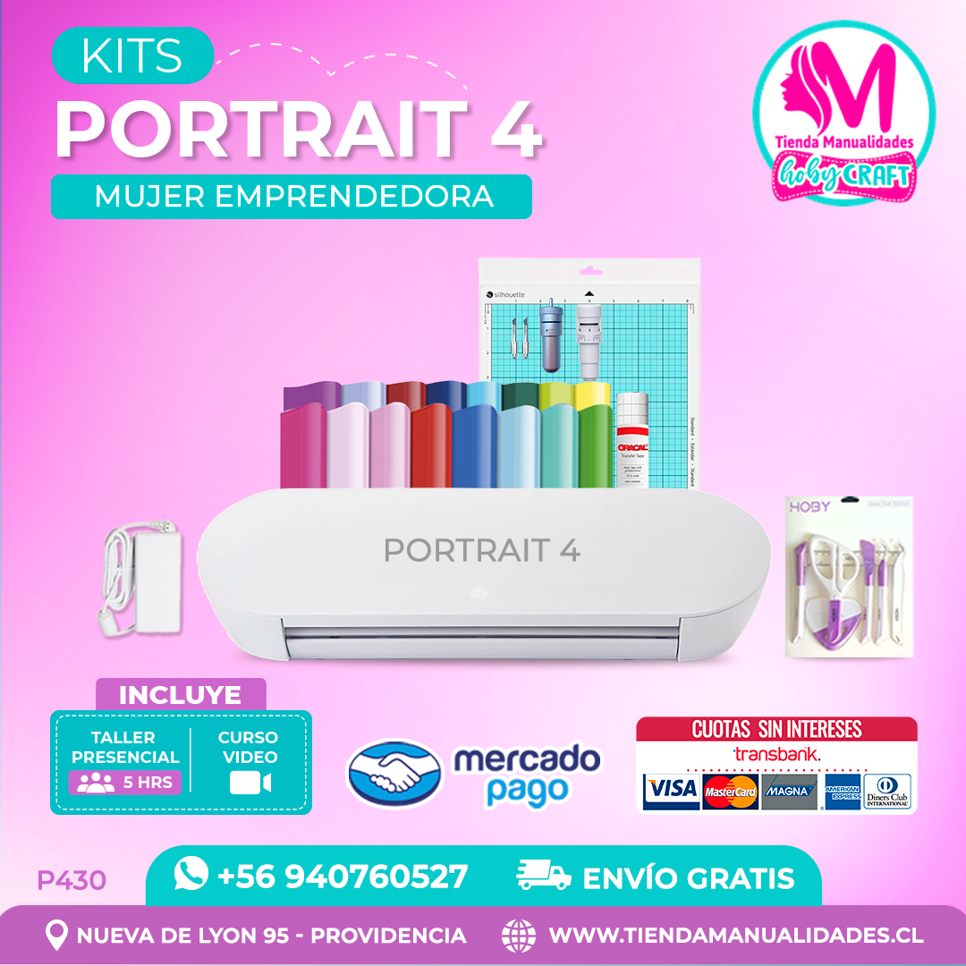 P430 Silhouette Portrait 4 - Entrega inmediata