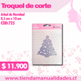 TH-07 - COD 725- Troquel Arbol de Navidad HOBY -ENTREGA INMEDIATA