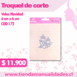 TH-09 - COD 172- Troquel Velas Navidad HOBY -ENTREGA INMEDIATA