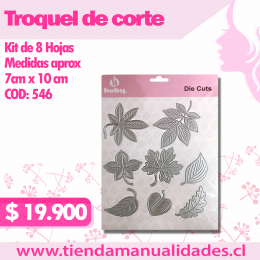 TH-11 - COD 546- Troquel Hojas HOBY -ENTREGA INMEDIATA