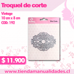 TH-02 - COD 192- Troquel Vintage HOBY -ENTREGA INMEDIATA