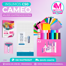 C50 Insumos Cameo - Envío gratis