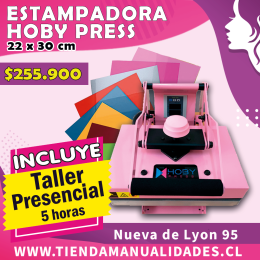 KET-04- ESTAMPADORA HOBY PRESS 22 X 30 CM + TALLER - Entrega Inmediata