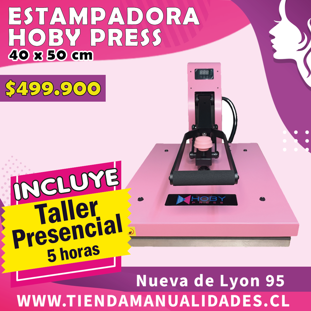 KET-06- ESTAMPADORA HOBY PRESS 40 X 50 CM + TALLER - Entrega Inmediata