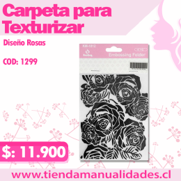 MTT-21 - Texturizados Rosas / Carpetas de Repujado -ENTREGA INMEDIATA