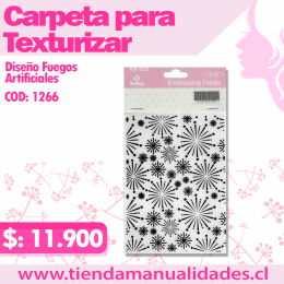 MTT-18 - Texturizados Fuegos Artificiales  / Carpetas de Repujado -ENTREGA INMEDIATA